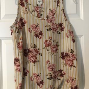 Cute floral tank!